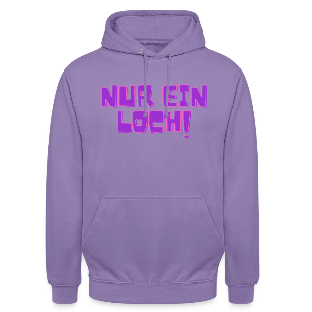 Nur ein Loch! | Kink Fetish Pride Hoodie Unisex - Lavendel