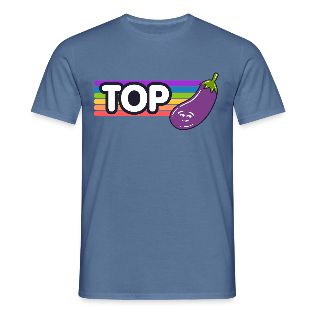 Top Gay | Pride T-Shirt - Taubenblau