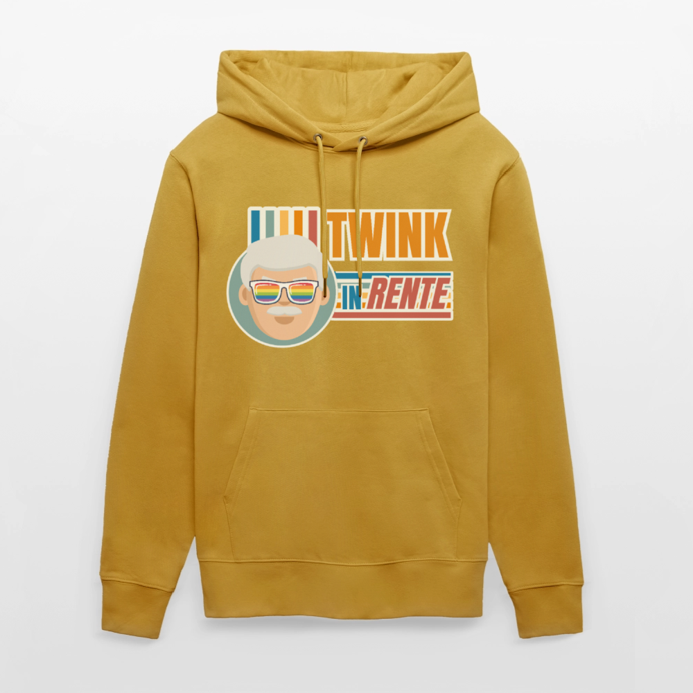 Twink in Rente! | Pride Bio-Hoodie Unisex - Ocker