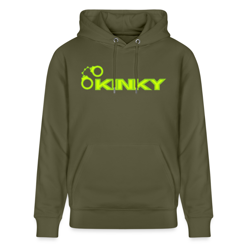 KINKY | Kink Fetish Pride Bio-Hoodie Unisex - Khaki Grün