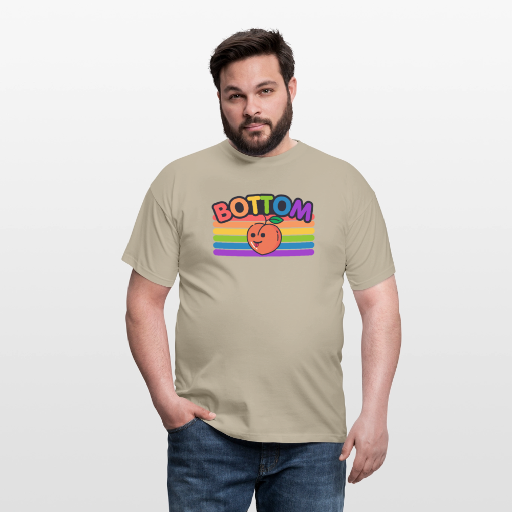 Gay Bottom | Pride T-Shirt - Sandbeige