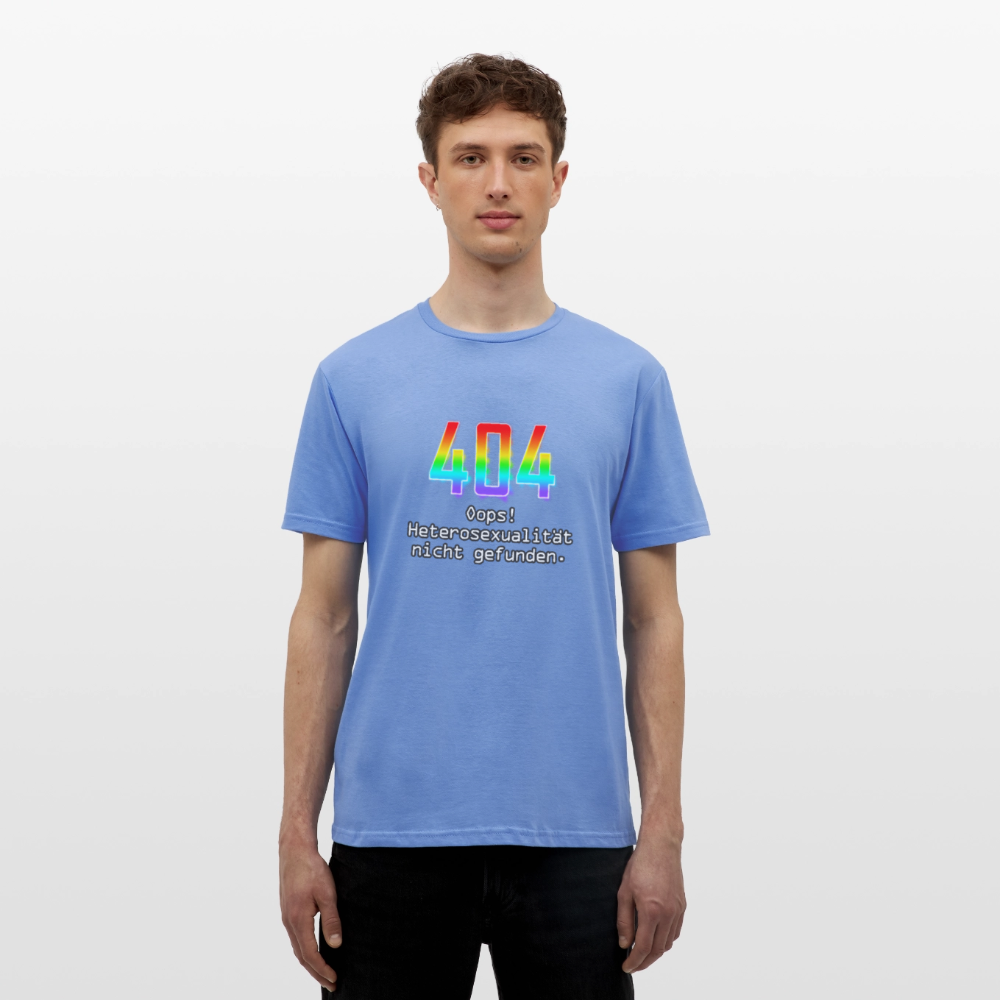 Error: 404 - Keine Heterosexualität Pride T-Shirt - carolina blue