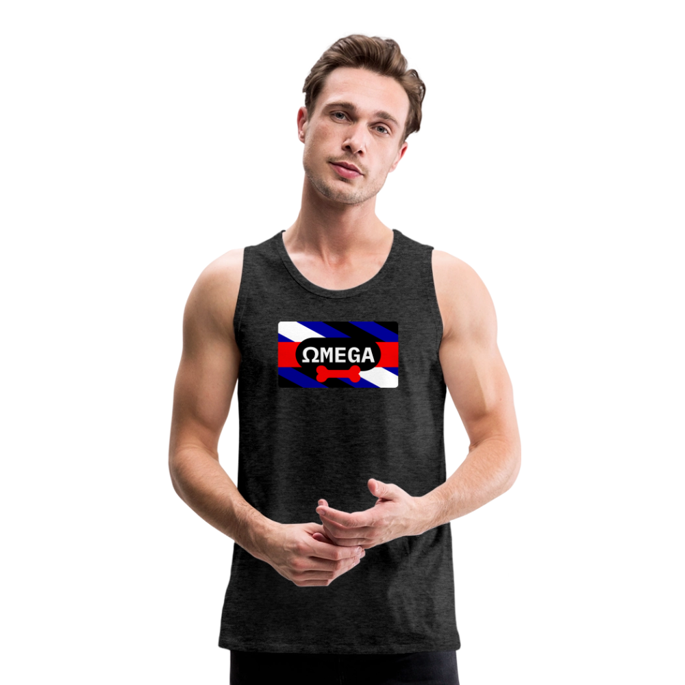 OMEGA Puppy Flag | Puppy Kink Pride | Premium Tank Top - Anthrazit