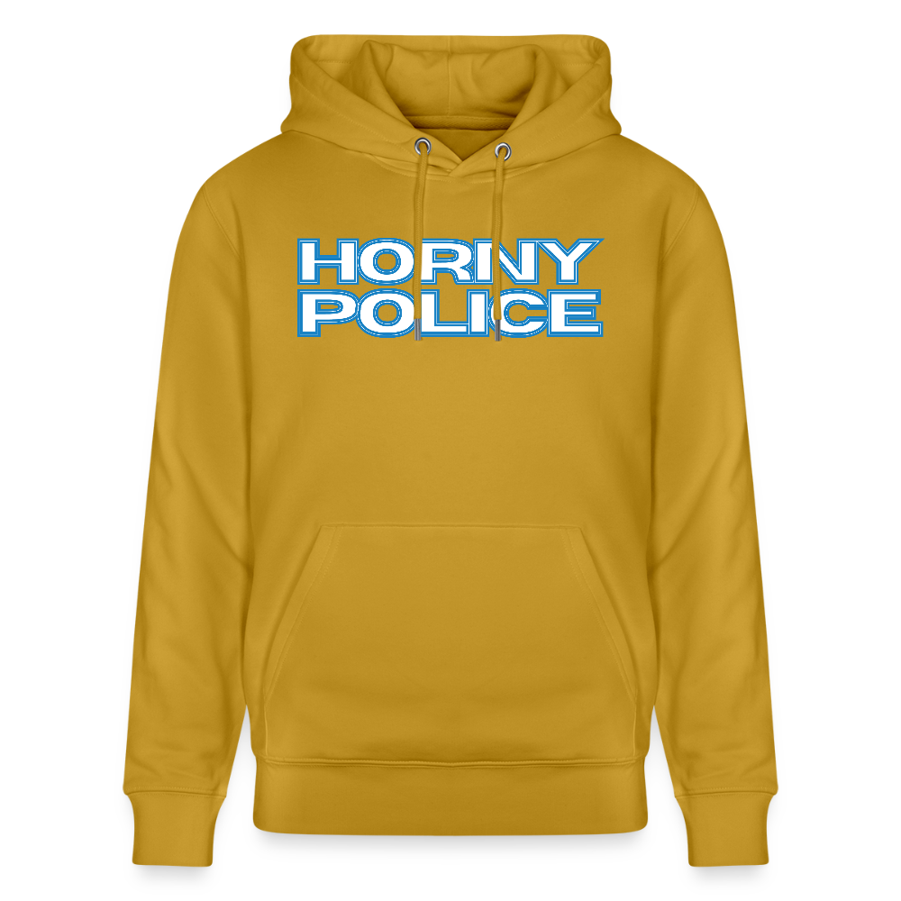HORNY POLICE | Kink Fetish Pride Bio-Hoodie Unisex - Ocker