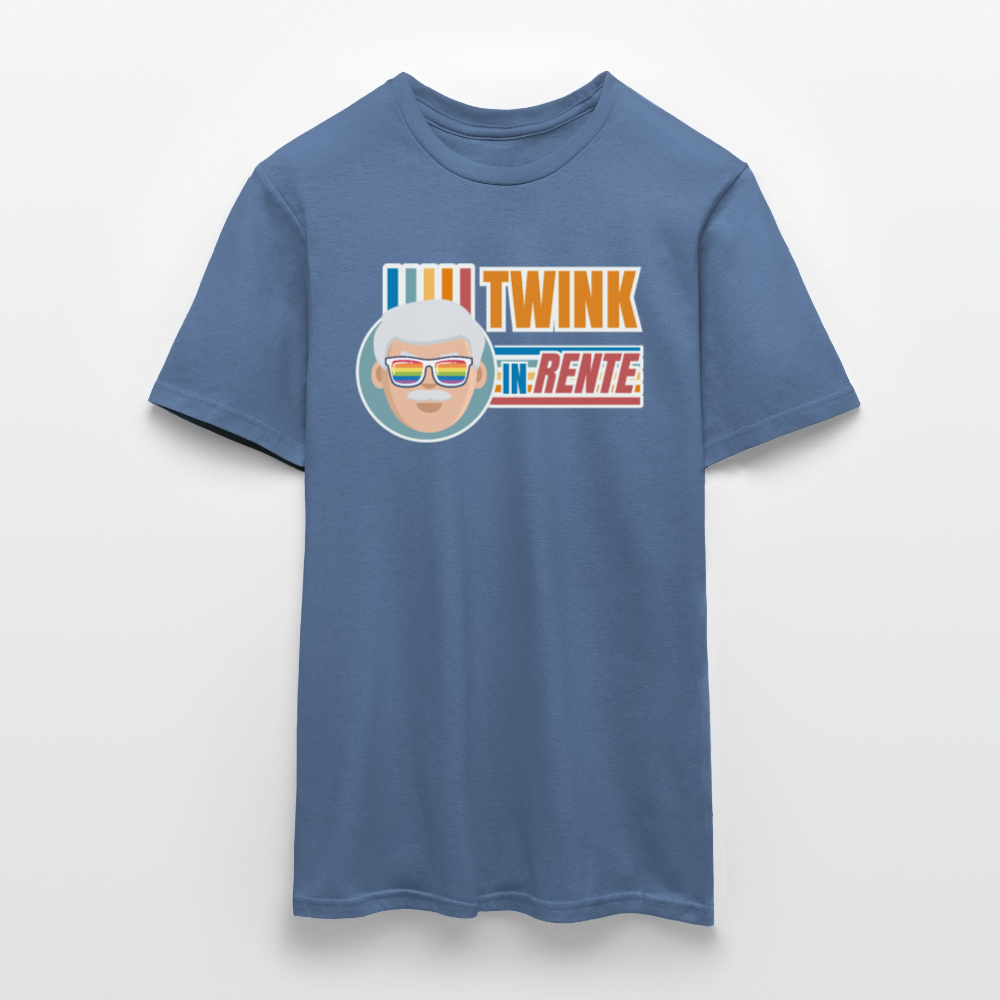 Twink in Rente! | Pride T-Shirt - Taubenblau