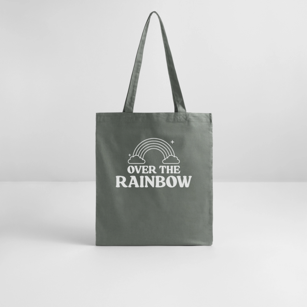 Over the Rainbow | Pride Bio-Stoffbeutel - Anthrazit