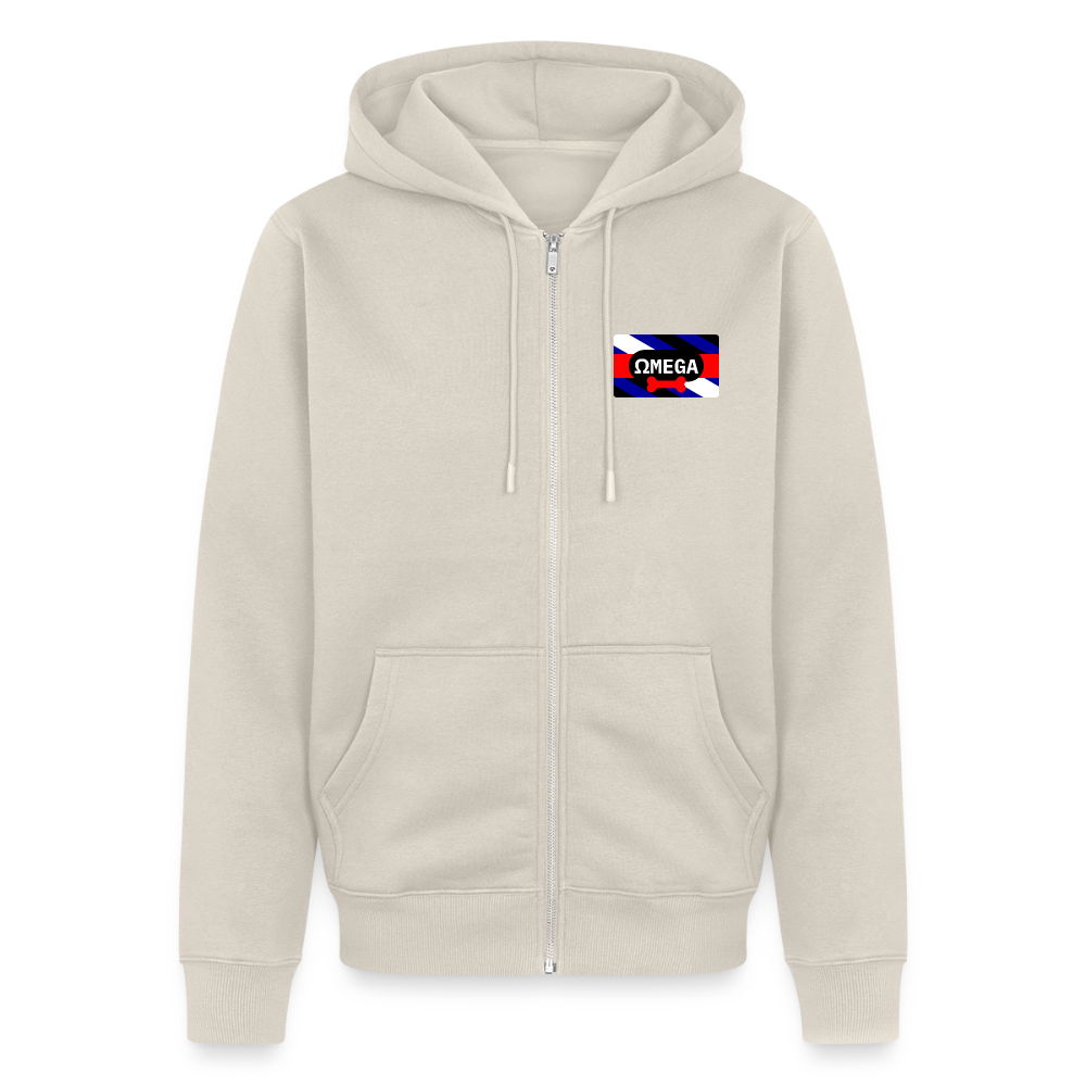 OMEGA Puppy Flag | Puppy Kink Pride | Premium Kapuzenjacke - Beige