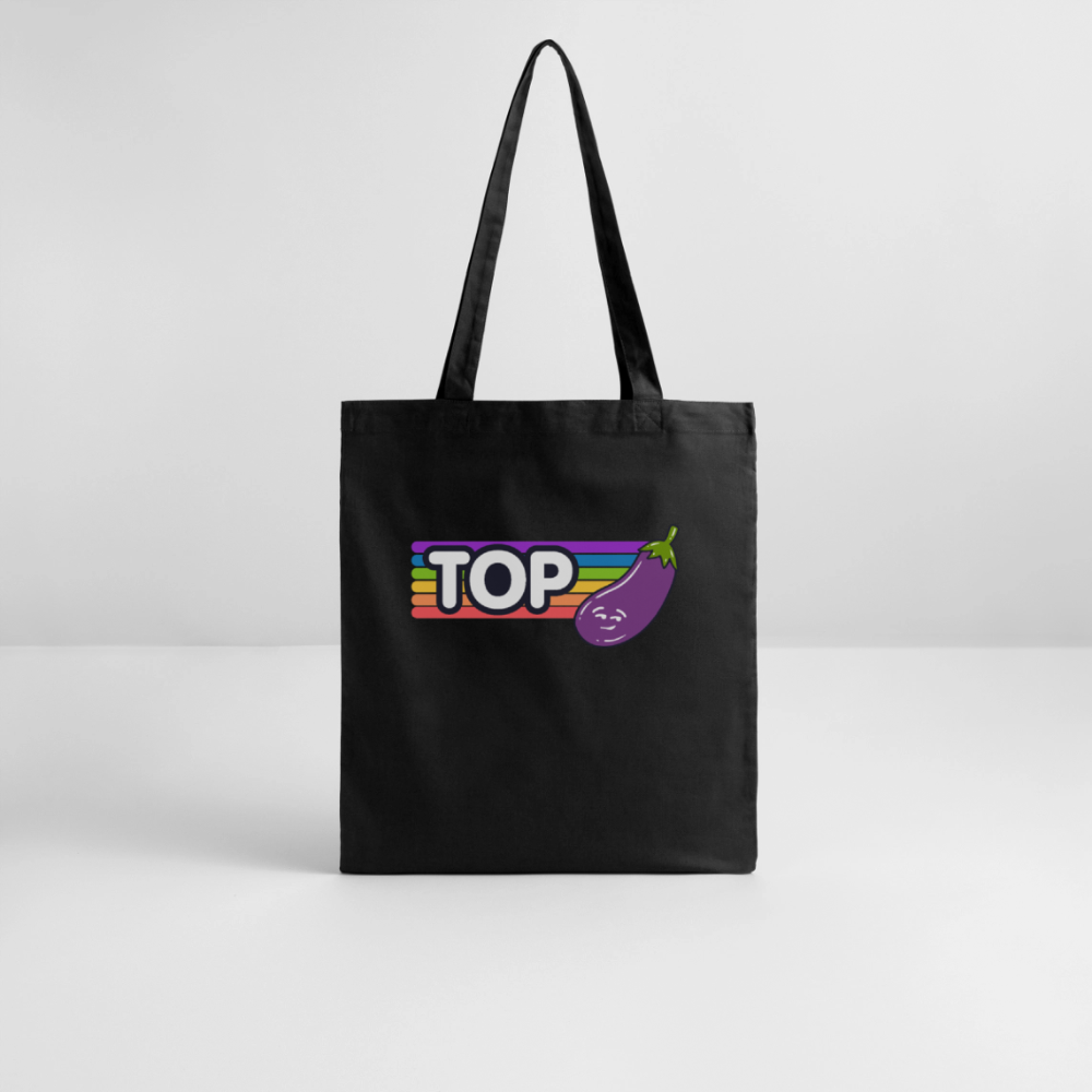 Top Gay | Pride Bio-Stoffbeutel - Schwarz
