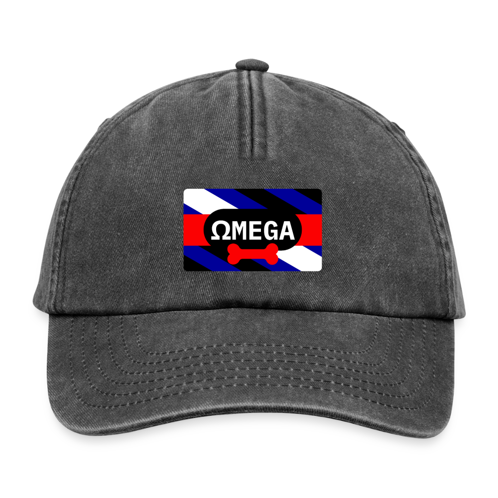 OMEGA Puppy Flag | Puppy Kink Pride Relaxed Vintage Cap - Vintage Schwarz