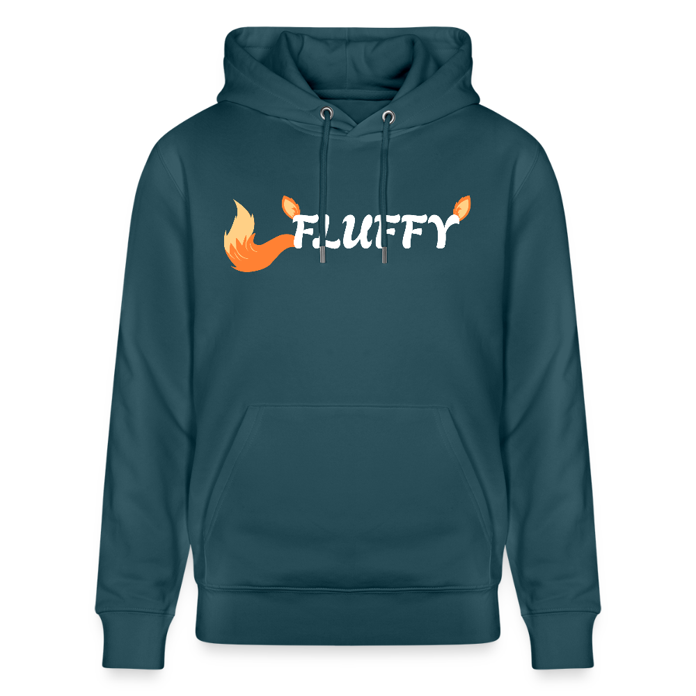 FLUFFY | Furry Pride Bio-Hoodie Unisex - Dunkles Petrol