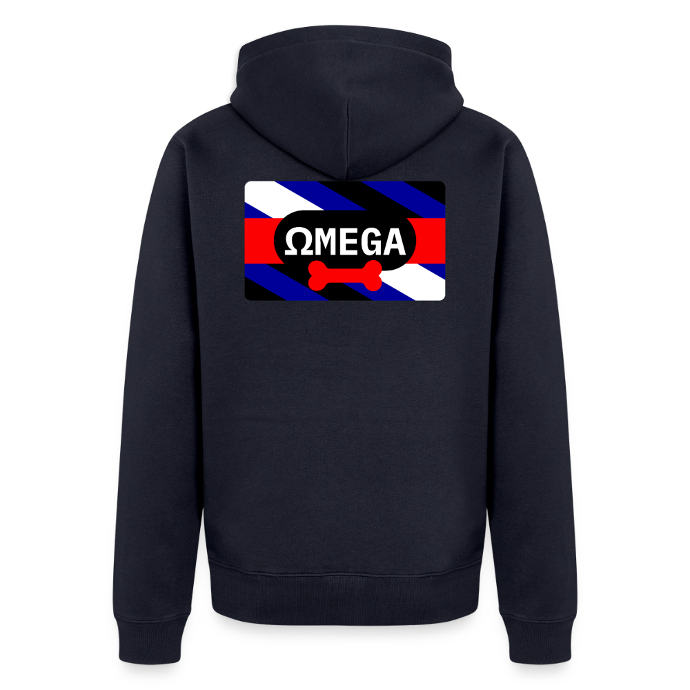 OMEGA Puppy Flag | Puppy Kink Pride | Premium Kapuzenjacke - Navy