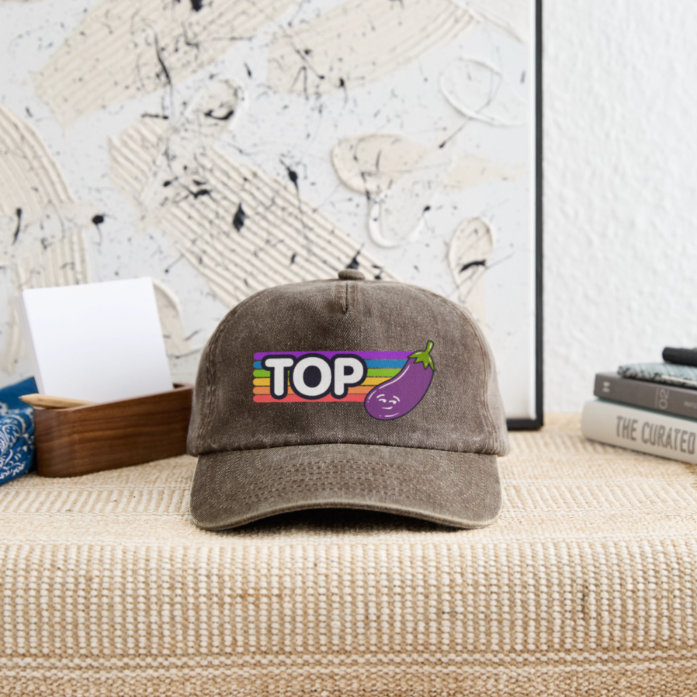 Top Gay | Pride Vintage Cap - Vintage Braun