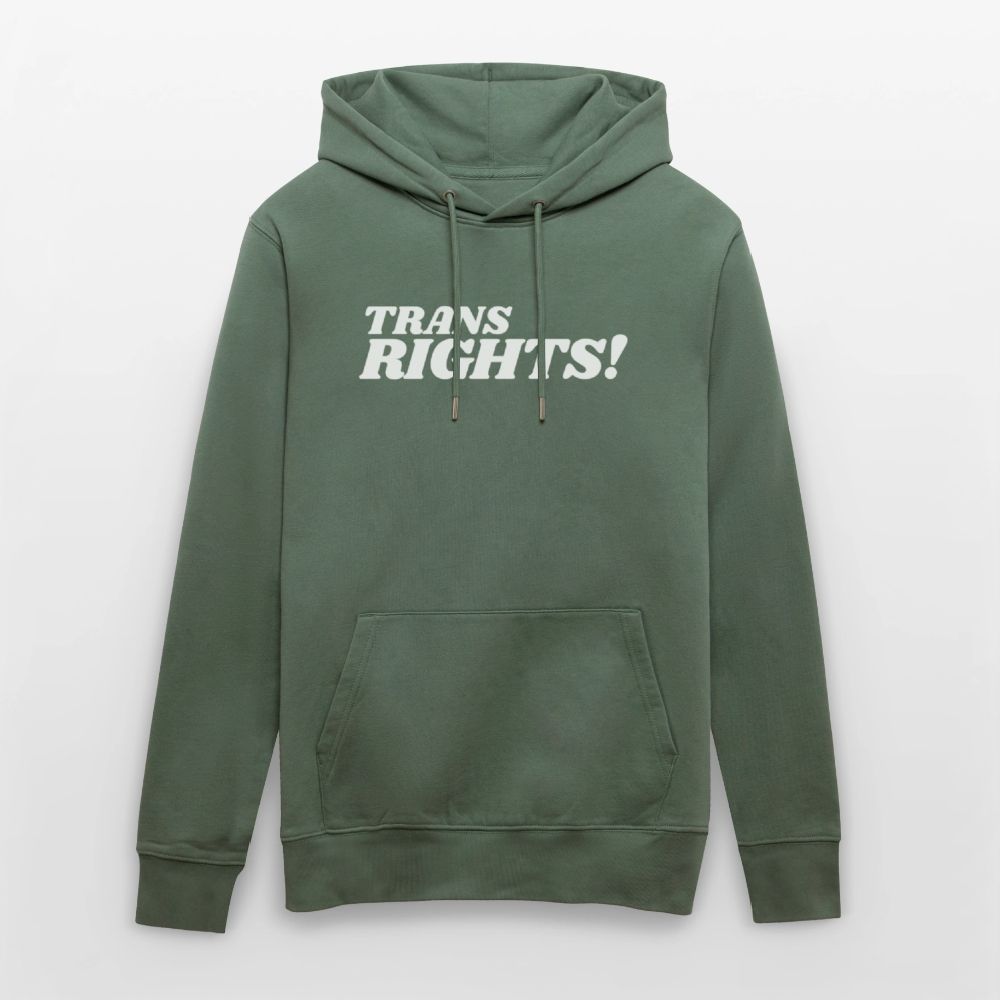 Trans Rights! | Pride Bio-Hoodie Unisex - Tanngrün