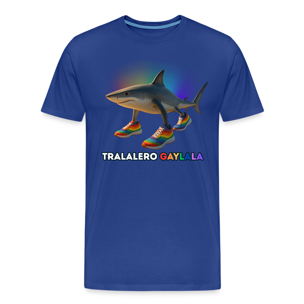 Tralalero Gaylala Pride Premium T-Shirt - Königsblau