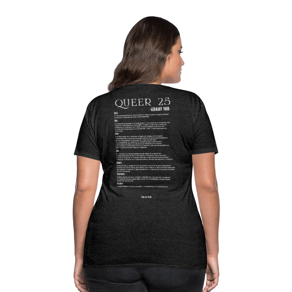 PRIDE Must Go On T-Shirt Germany Tour 2025 - tailiert (anthrazit) - Anthrazit
