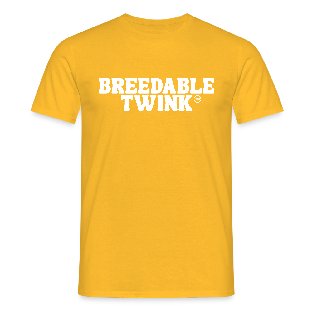 Breedable Twink™ | Kink Fetish Pride T-Shirt - Gelb