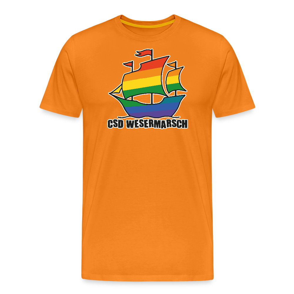 CSD Wesermarsch Premium T-Shirt - Orange