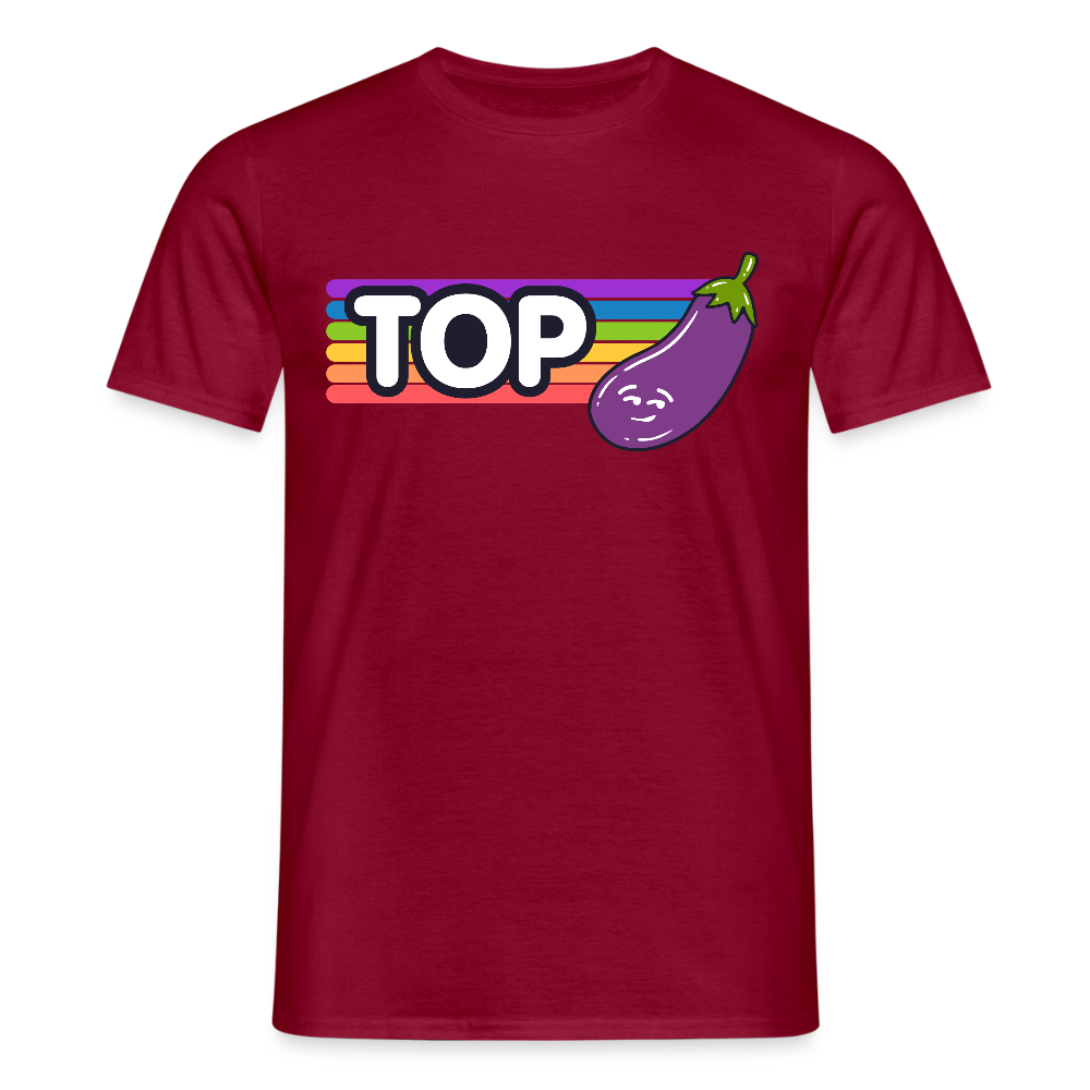 Top Gay | Pride T-Shirt - Ziegelrot