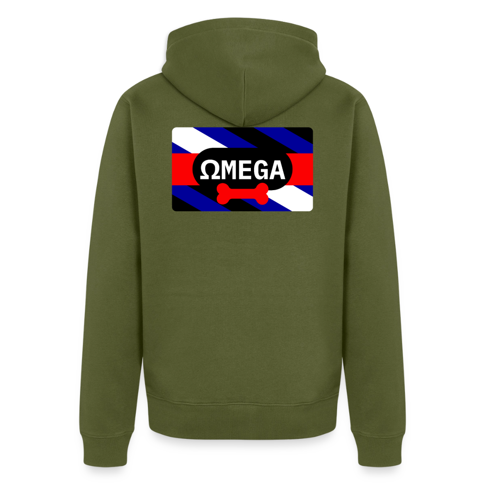 OMEGA Puppy Flag | Puppy Kink Pride | Premium Kapuzenjacke - Khaki