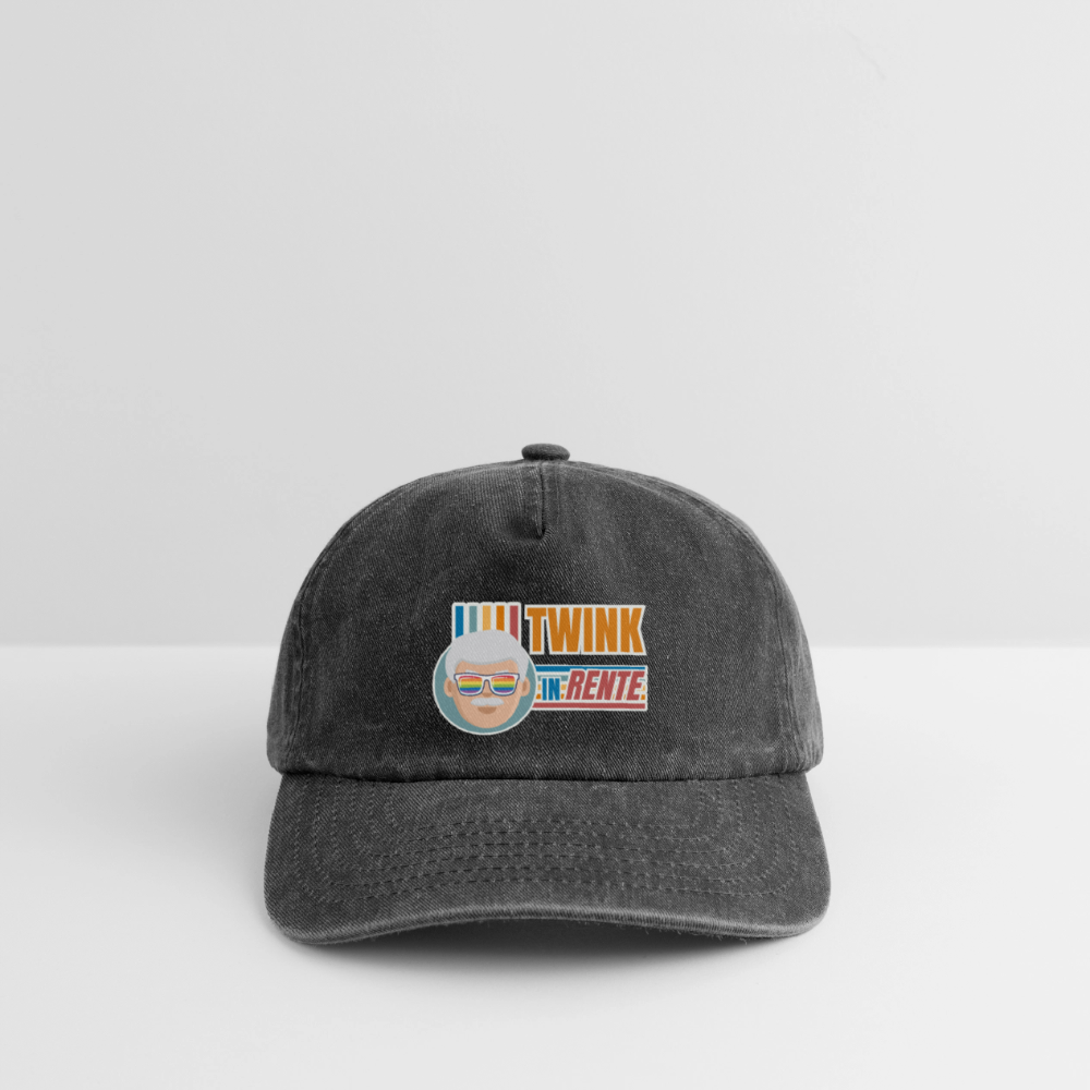 Twink in Rente! | Pride Vintage Cap - Vintage Schwarz