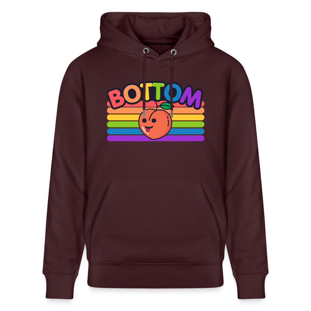 Bottom Gay | Pride Bio-Hoodie Unisex - Maroon