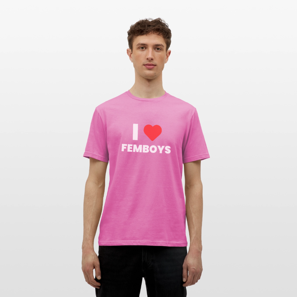 I LOVE FEMBOYS | Kink Fetish Pride T-Shirt - Pink
