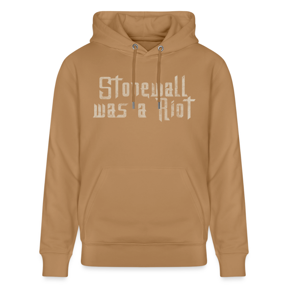 Stonewall was a Riot | Pride Bio-Hoodie Unisex - Karamell