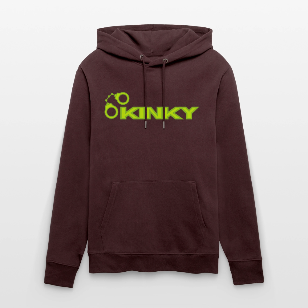 KINKY | Kink Fetish Pride Bio-Hoodie Unisex - Maroon