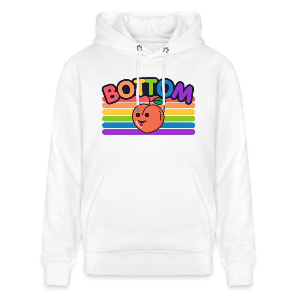 Bottom Gay | Pride Bio-Hoodie Unisex - Weiß