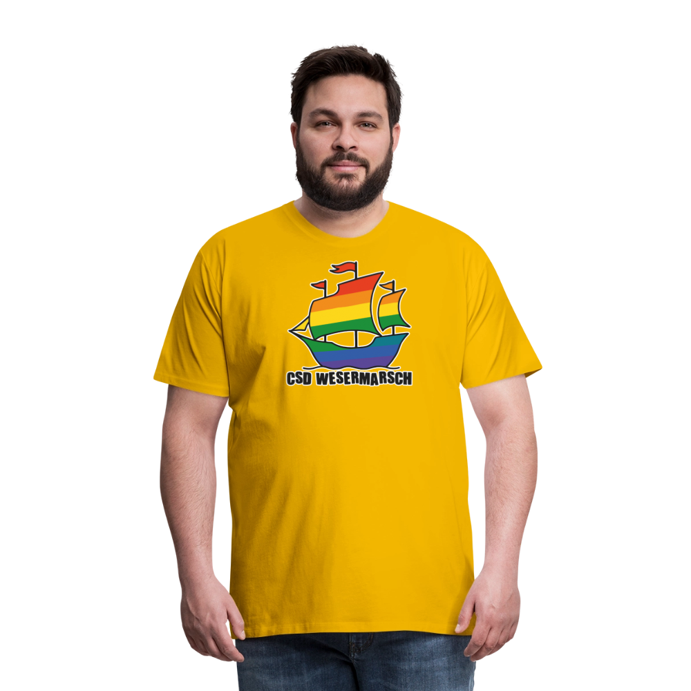 CSD Wesermarsch Premium T-Shirt - Sonnengelb
