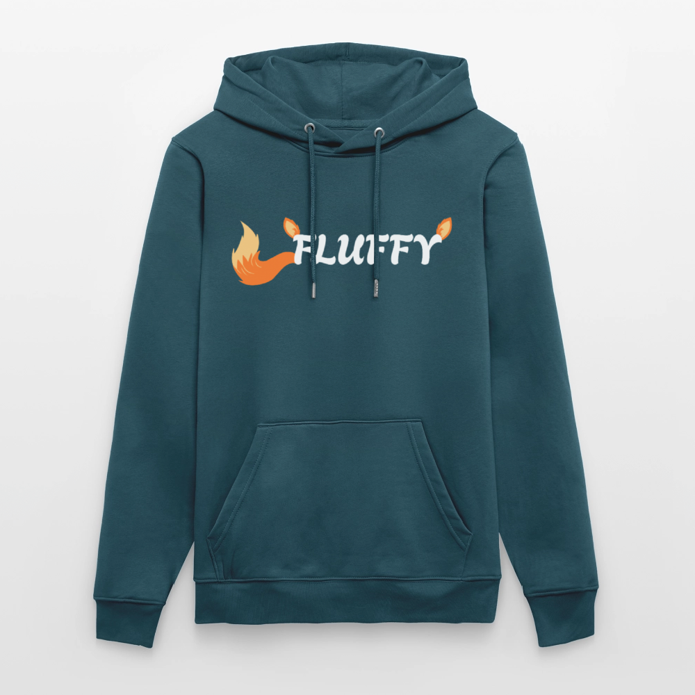 FLUFFY | Furry Pride Bio-Hoodie Unisex - Dunkles Petrol