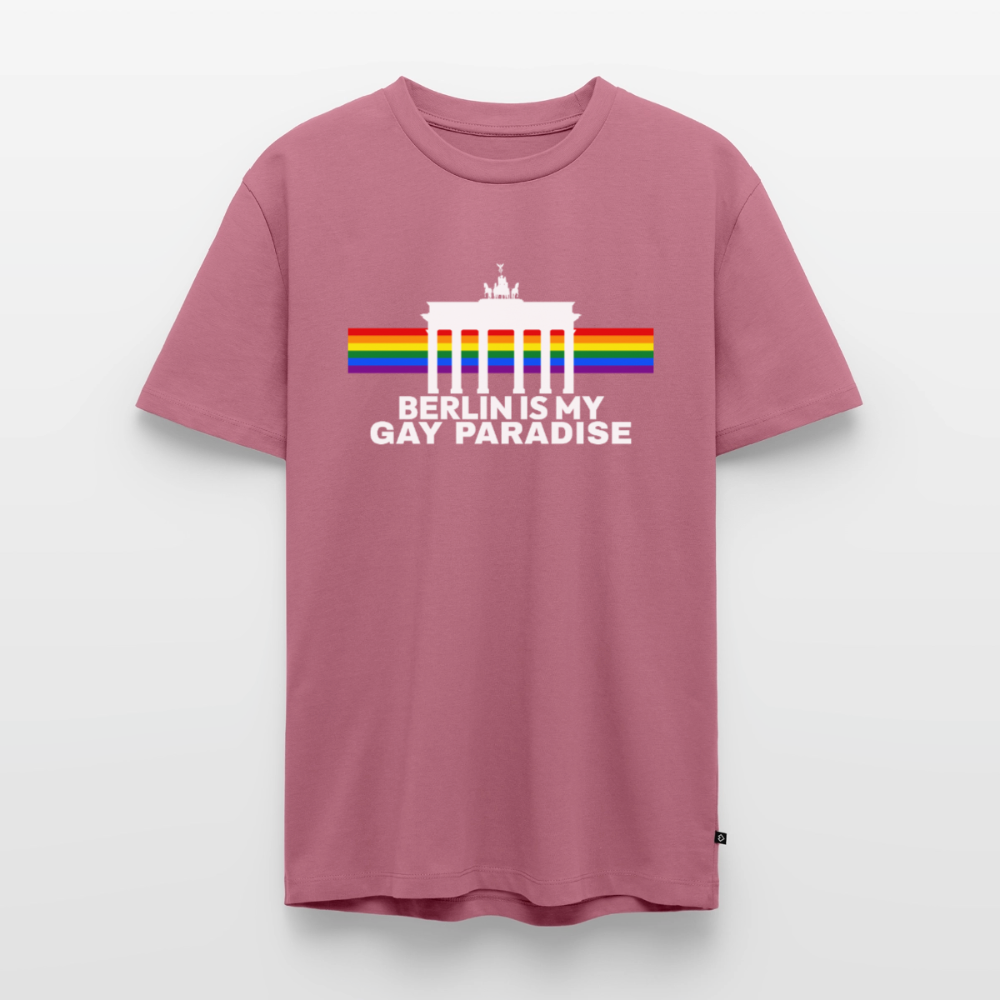 BERLIN IS MY GAY PARADISE Premium Pride T-Shirt - Mauve