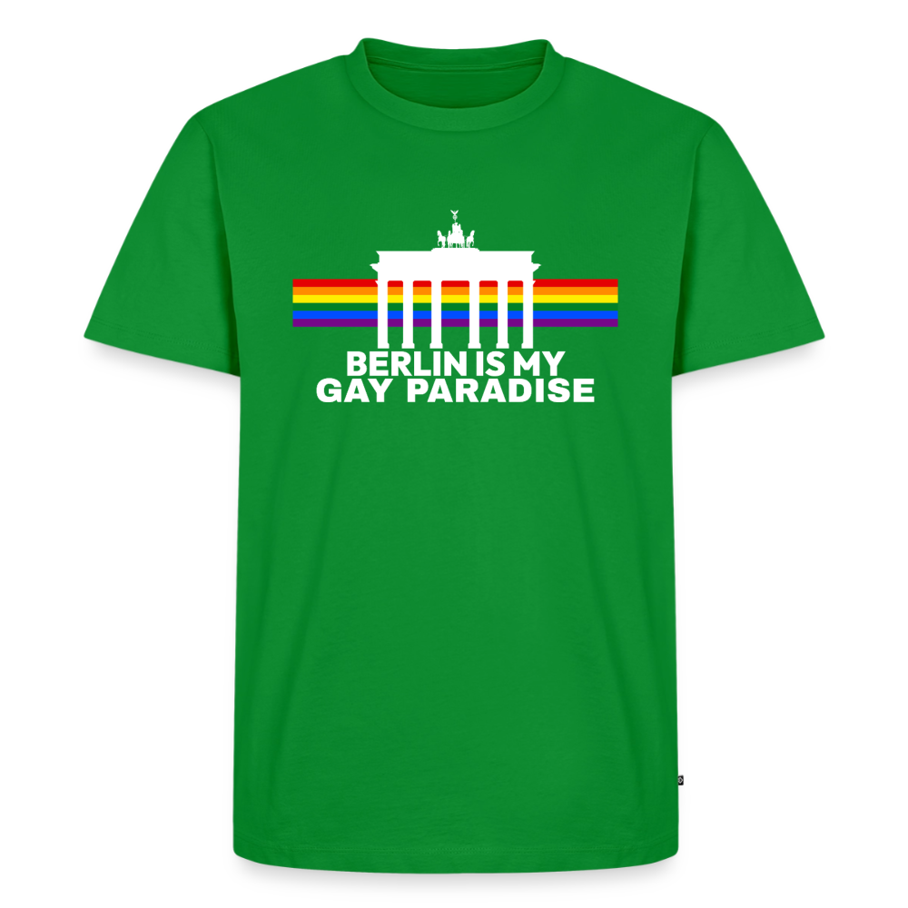 BERLIN IS MY GAY PARADISE Premium Pride T-Shirt - Grün