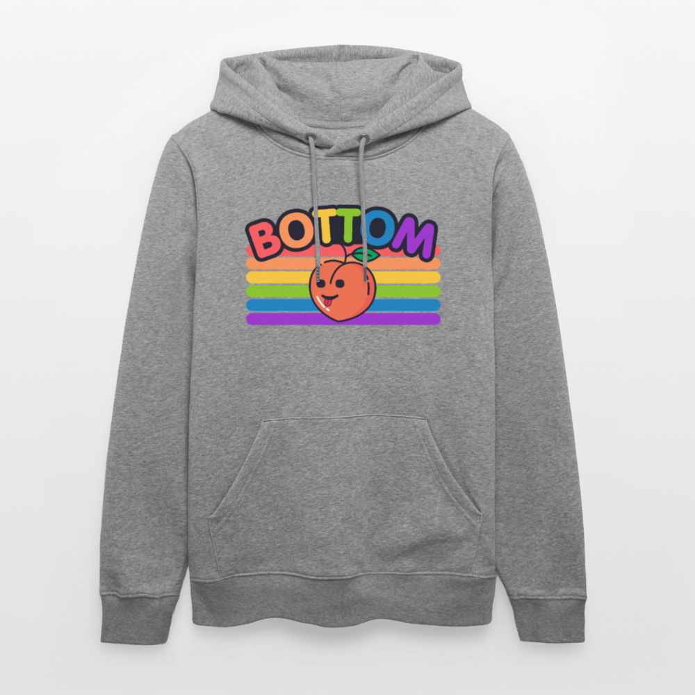 Bottom Gay | Pride Bio-Hoodie Unisex - Hellgrau marmoriert
