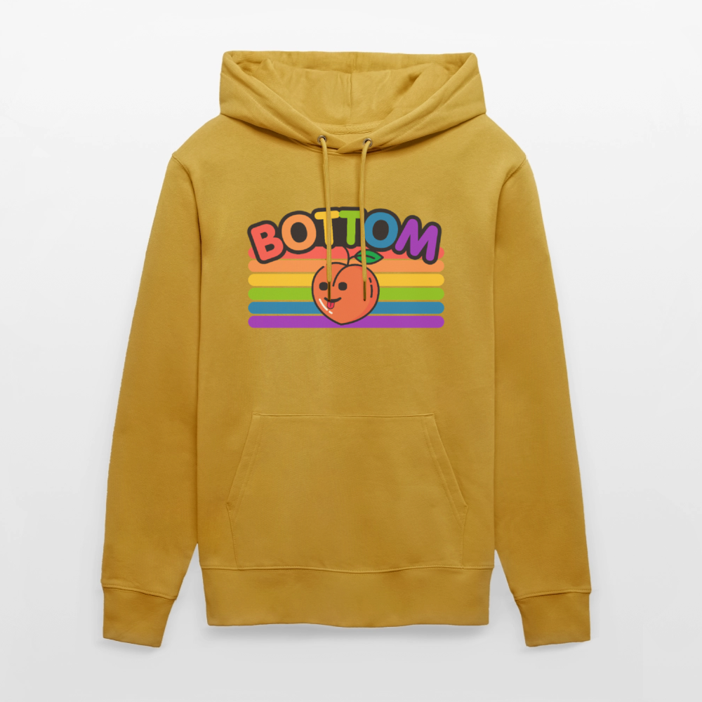 Bottom Gay | Pride Bio-Hoodie Unisex - Ocker