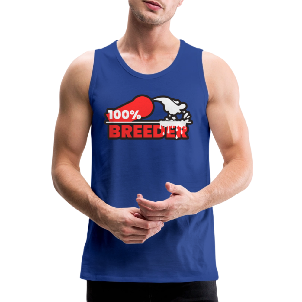100% BREEDER | Kink Fetish Pride Premium Tank Top - Königsblau