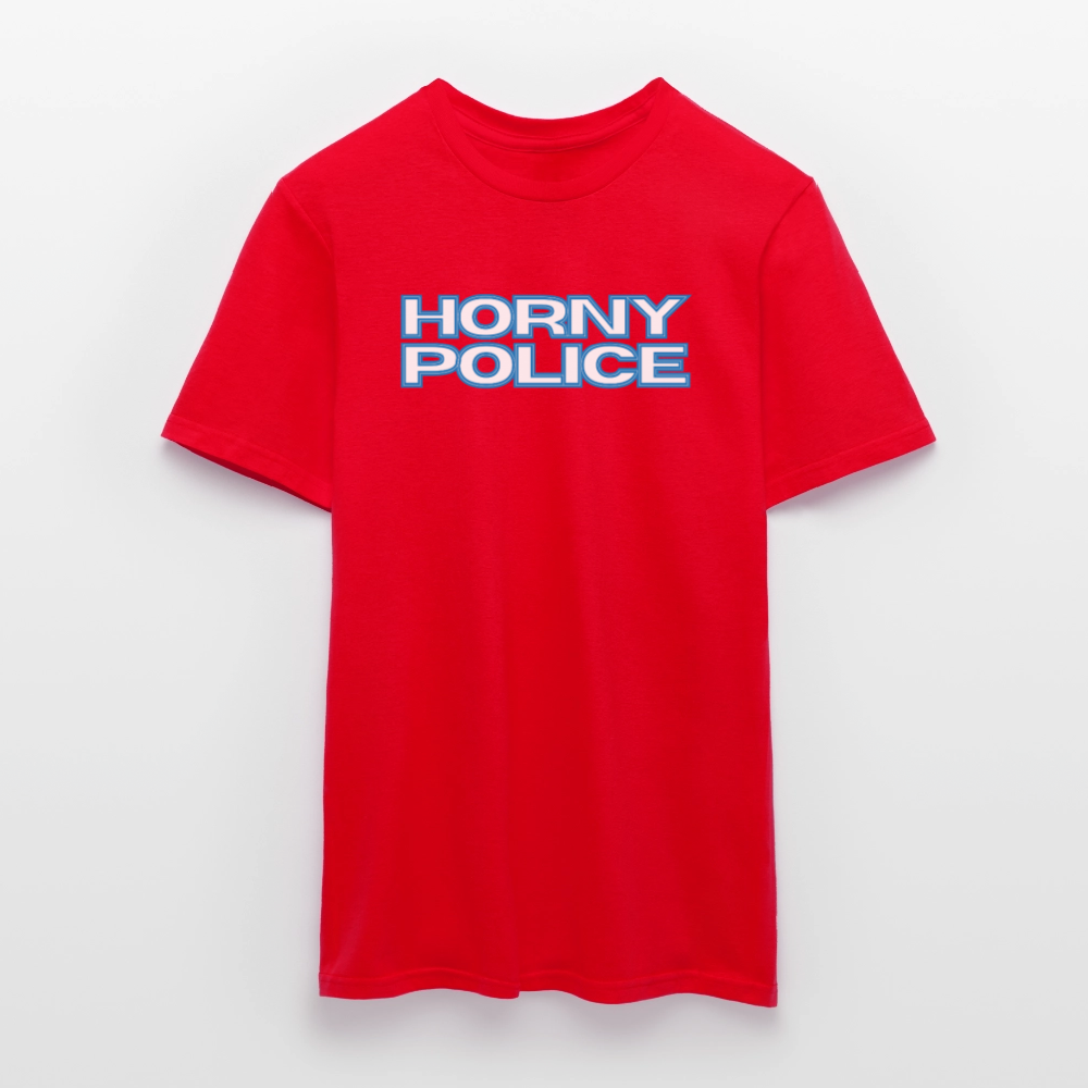 HORNY POLICE | Kink Fetish Pride T-Shirt - Rot
