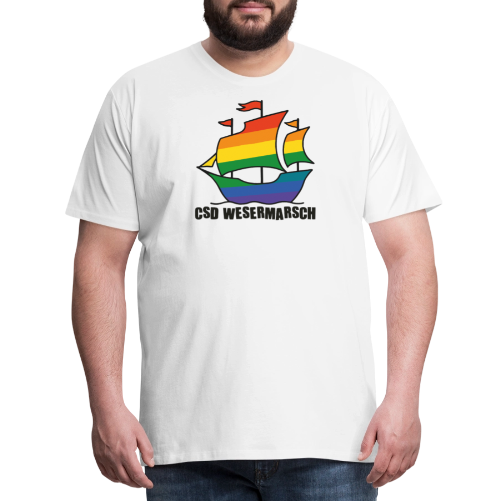CSD Wesermarsch Premium T-Shirt - Weiß
