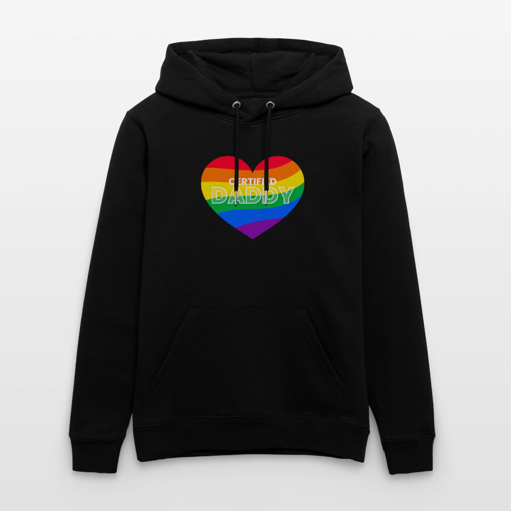 CERTIFIED DADDY | Kink Fetish Pride Bio-Hoodie Unisex - Schwarz