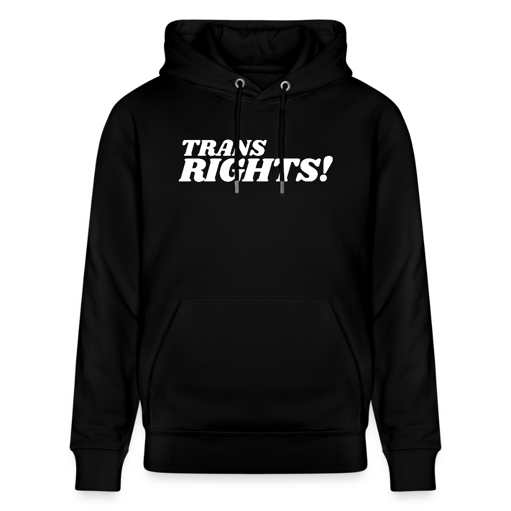 Trans Rights! | Pride Bio-Hoodie Unisex - Schwarz