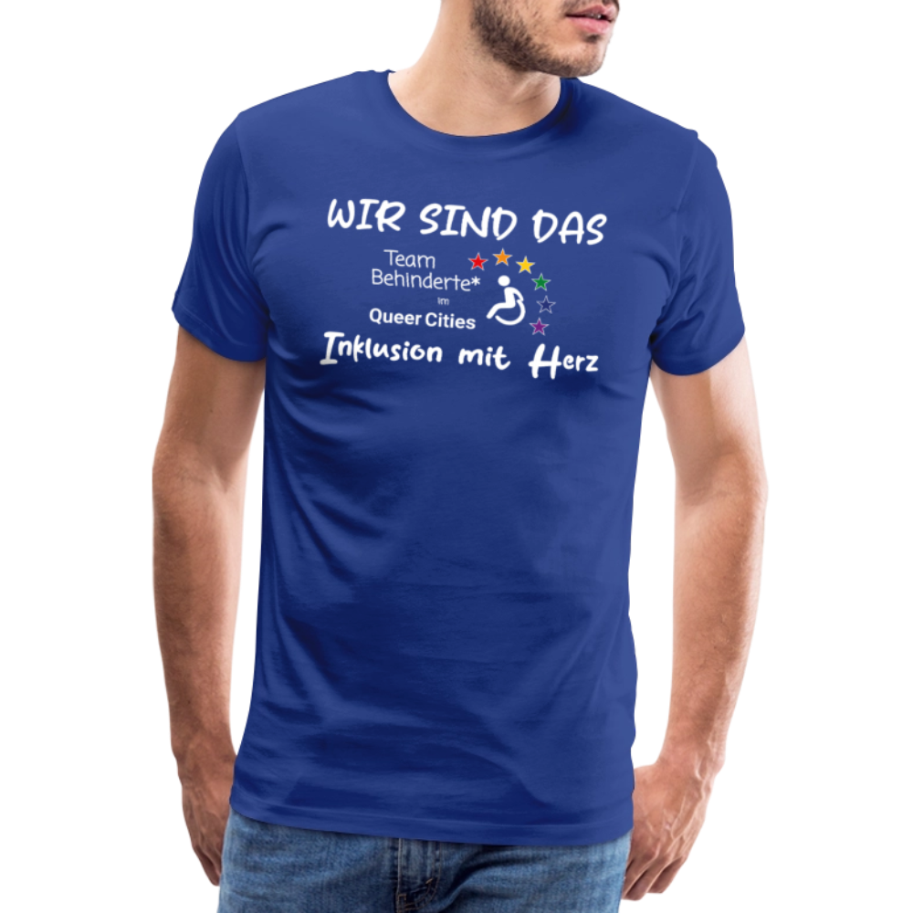 Team Behinderte – Inklusion mit Herz | Solidaritäts-Shirt - Königsblau