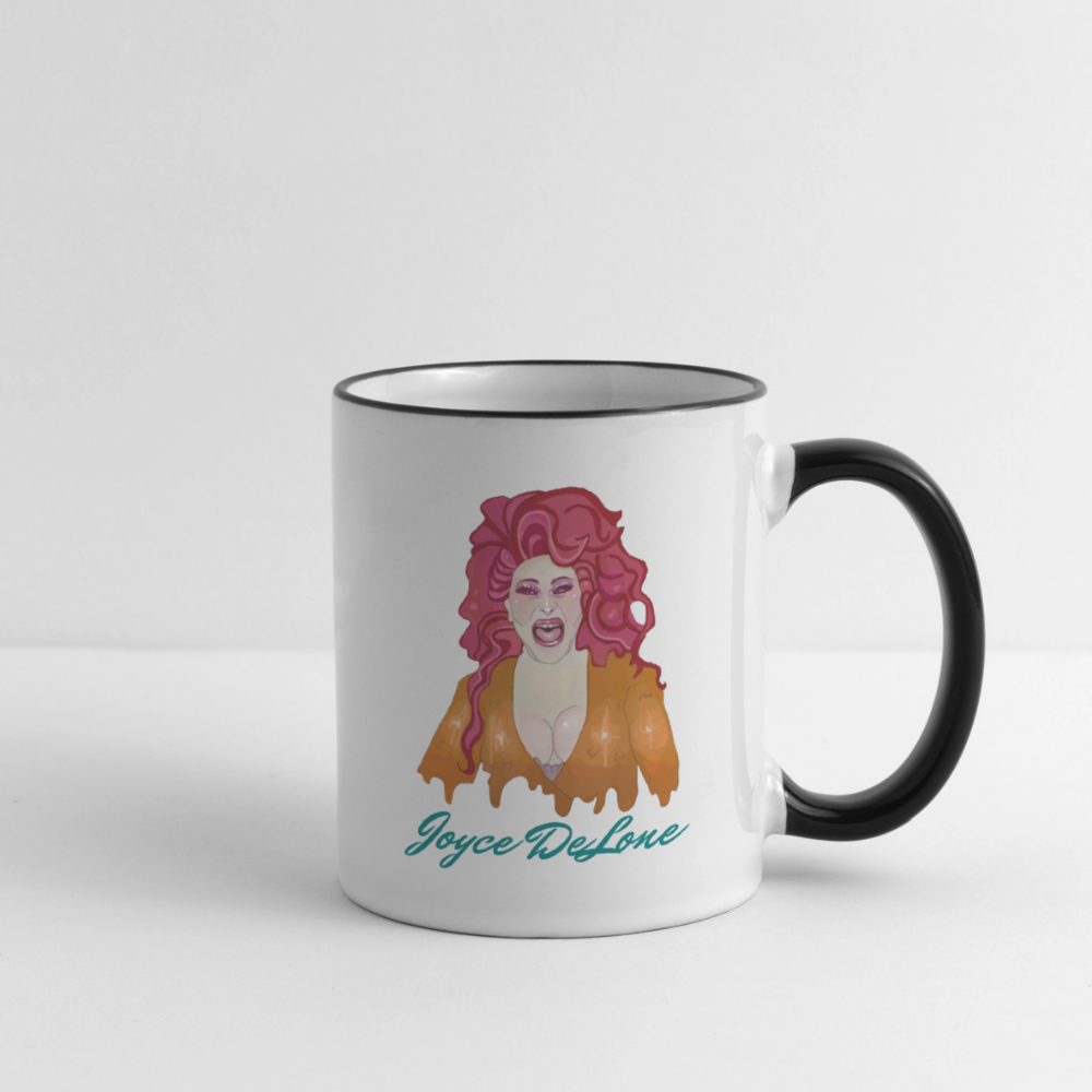 Joyce DeLone Fan-Tasse - Weiß/Schwarz