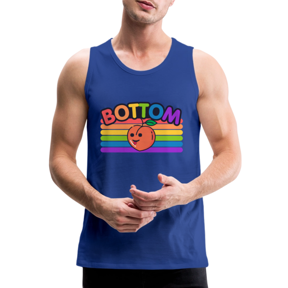 Bottom Gay | Pride Premium Tank Top - Königsblau