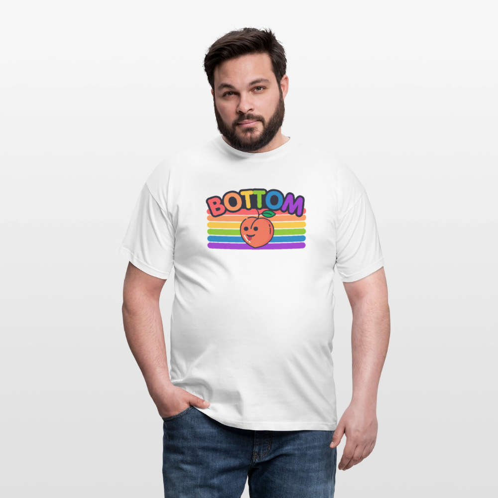 Gay Bottom | Pride T-Shirt - Weiß