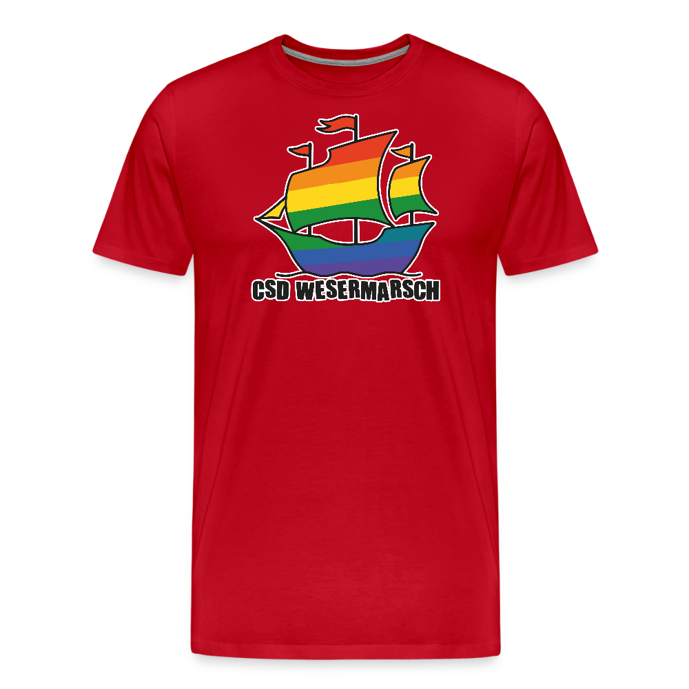 CSD Wesermarsch Premium T-Shirt - Rot
