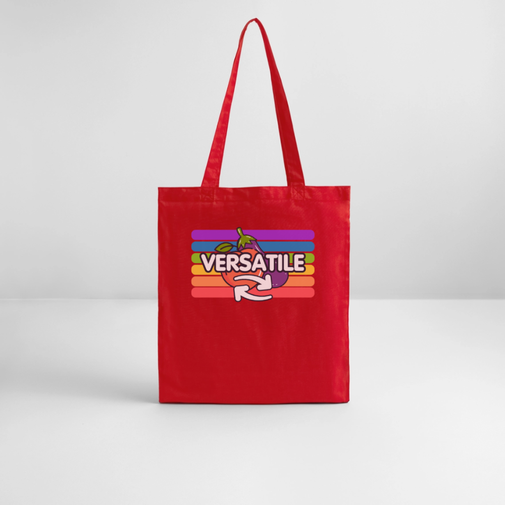 Versatile Gay | Pride Bio-Stoffbeutel - Rot