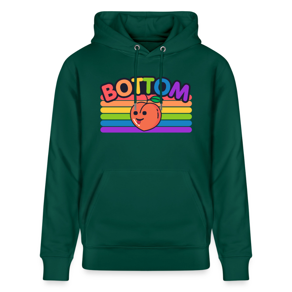 Bottom Gay | Pride Bio-Hoodie Unisex - Forest