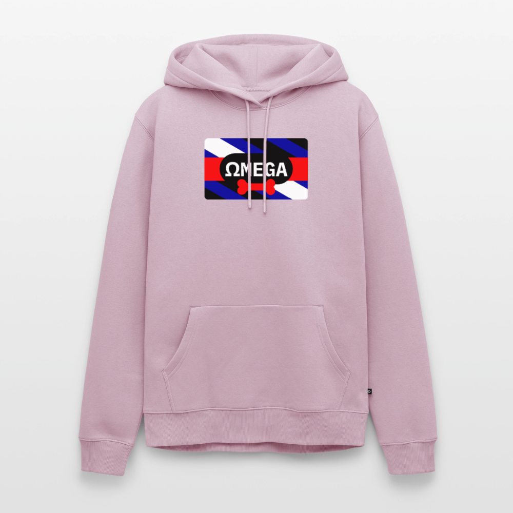 OMEGA Puppy Flag | Puppy Kink Pride Bio-Hoodie Unisex - Altrosa