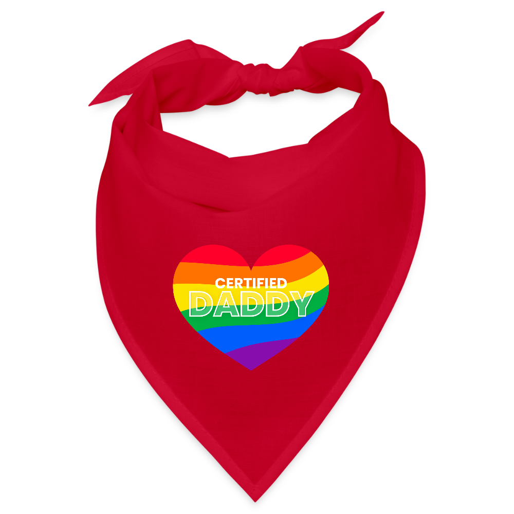 CERTIFIED DADDY | Kink Fetish Pride Bandana - Rot