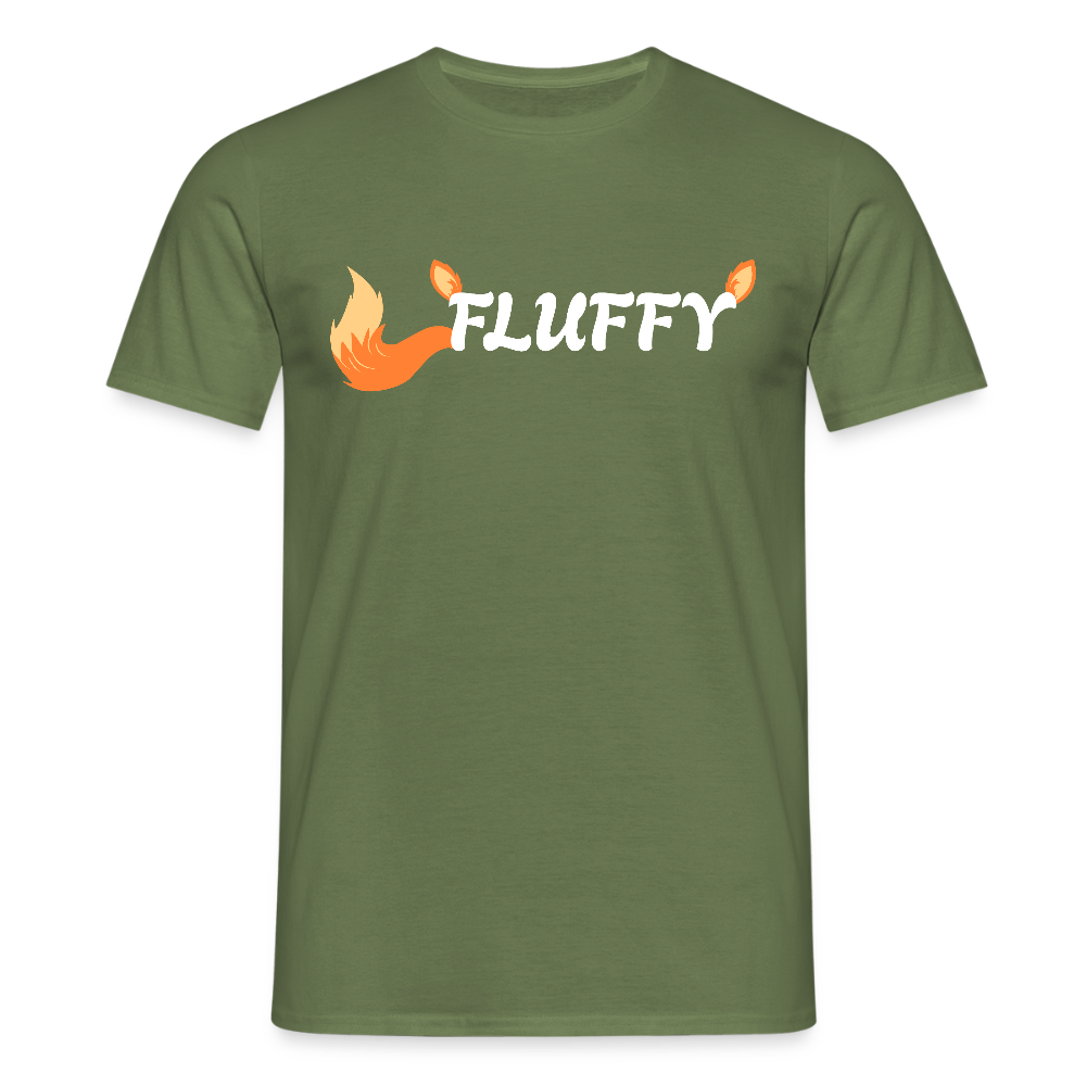 FLUFFY | Furry Pride T-Shirt - Militärgrün